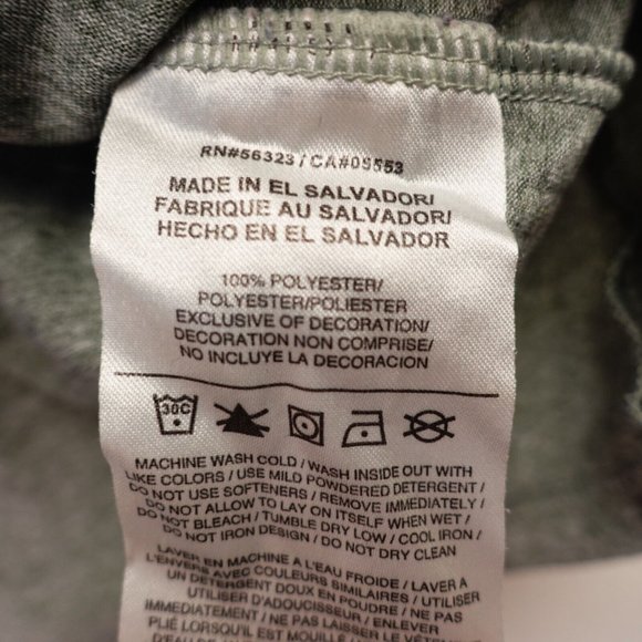 Nike‎ Top Womens Medium Dri Fit Sports Running Gray Marl Knit Round Casual Tee - Picture 5 of 7